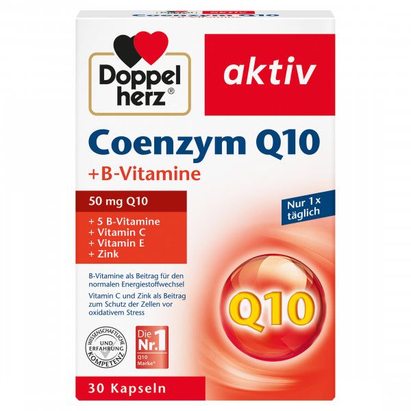 bodyguardapotheke DOPPELHERZ Coenzym Q10+B Vitamine Kapseln Große Rabatte