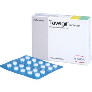 bodyguardapotheke TAVEGIL Tabletten 50% Rabatt mit kostenlosem Versand