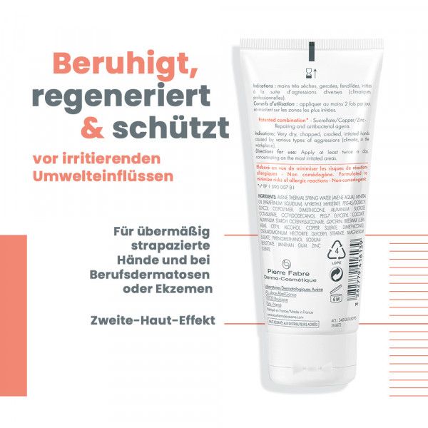 bodyguardapotheke AVENE Cicalfate Handcreme Kostenloser Versand international