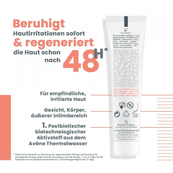 bodyguardapotheke AVENE Cicalfate+ Akutpflege-Creme zollfrei