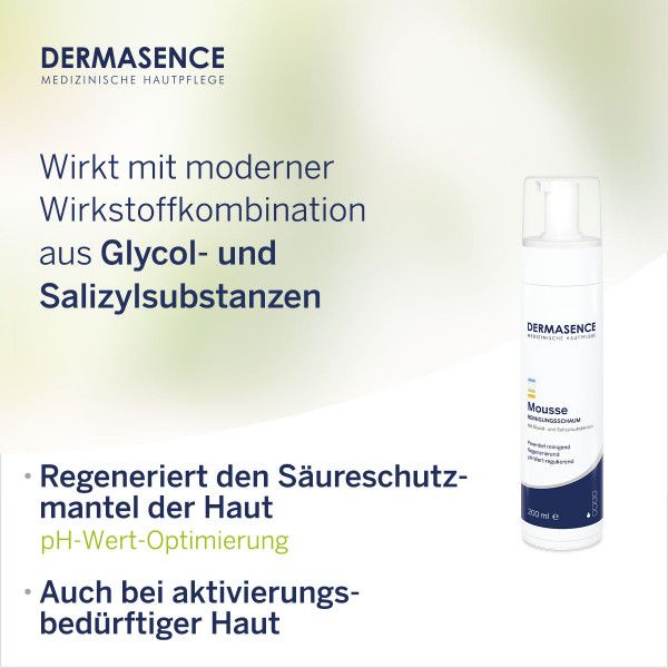 bodyguardapotheke DERMASENCE Mousse Reinigungsschaum 50% Rabatt für begrenzte Zeit
