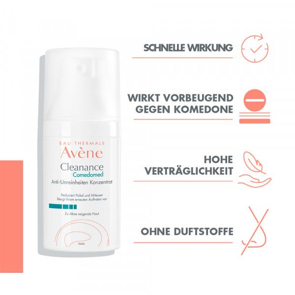 bodyguardapotheke Avène Cleanance Comedomed Anti-Unreinheiten Konzentrat bei Akne und Pickeln Angebote