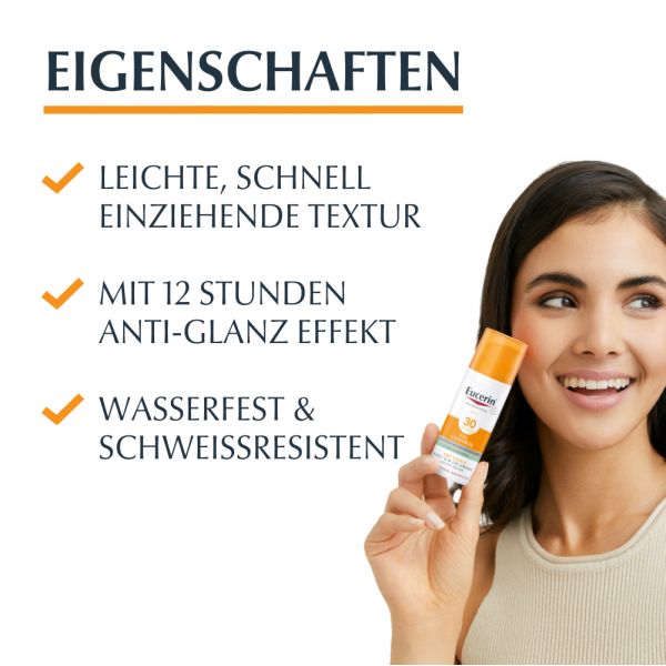 bodyguardapotheke EUCERIN Sun Gel-Creme Oil Contr.Anti-Gl.Eff.LSF 30 Hotsell