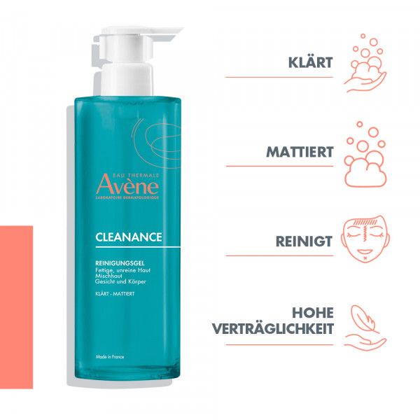 bodyguardapotheke Avène Cleanance Reinigungsgel gegen fettige und unreine Haut Günstiger Verkauf