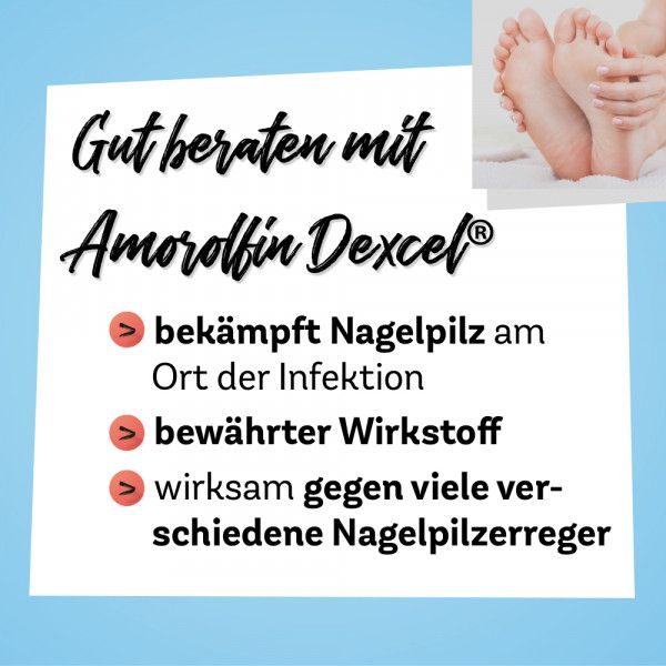bodyguardapotheke AMOROLFIN Dexcel gegen Nagelpilz 50 mg/ml wirkstoffhaltiger Nagellack Fabrikverkauf