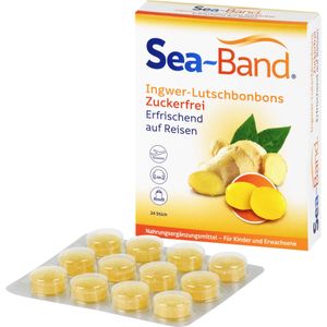 bodyguardapotheke SEA-BAND Ingwer-Lutschbonbons zuckerfrei Limitierter Zeitrabatt
