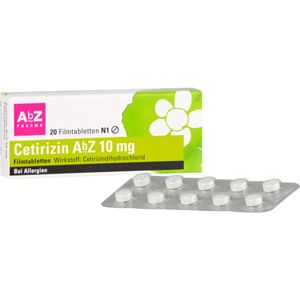 bodyguardapotheke CETIRIZIN AbZ 10 mg Filmtabletten Fabrikpreis