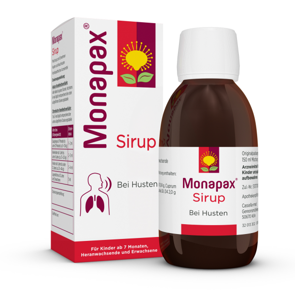 bodyguardapotheke MONAPAX Sirup bei Husten und Keuchhusten Neueste Mode