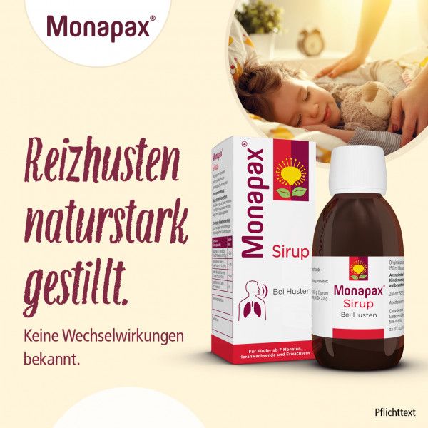 bodyguardapotheke MONAPAX Sirup bei Husten und Keuchhusten Neueste Mode