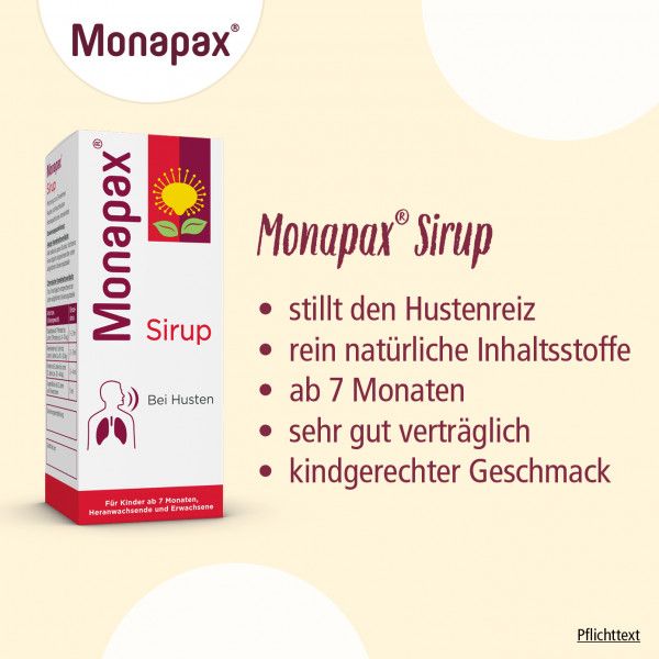 bodyguardapotheke MONAPAX Sirup bei Husten und Keuchhusten Neueste Mode