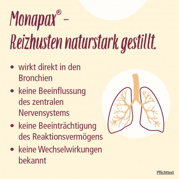 bodyguardapotheke MONAPAX Sirup bei Husten und Keuchhusten Neueste Mode