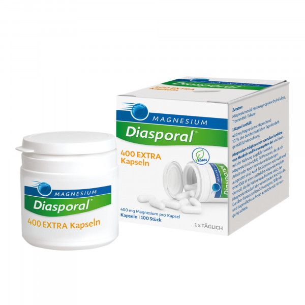 bodyguardapotheke MAGNESIUM DIASPORAL 400 Extra Kapseln Kostenlose Rückgabe