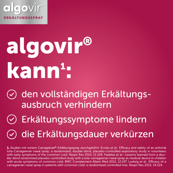 bodyguardapotheke ALGOVIR Effekt Erkältungsspray Im Verkauf