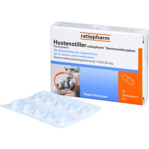 bodyguardapotheke HUSTENSTILLER-ratiopharm Dextromethorphan Kapseln 50% Rabatt für begrenzte Zeit