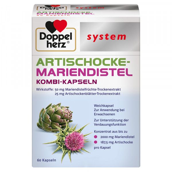 bodyguardapotheke DOPPELHERZ Artischocke-Mariendistel system Weichk Online