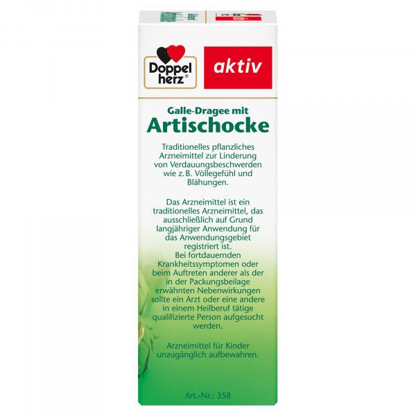 bodyguardapotheke DOPPELHERZ Galle-Dragee mit Artischocke Hotsell