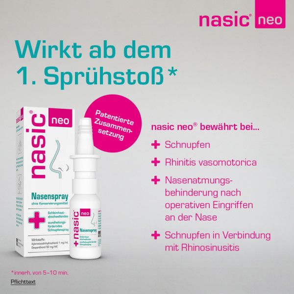 bodyguardapotheke NASIC neo Nasenspray Günstiger Verkauf