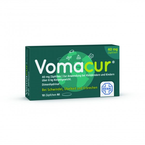 bodyguardapotheke VOMACUR 40 Zäpfchen Meist gekauft