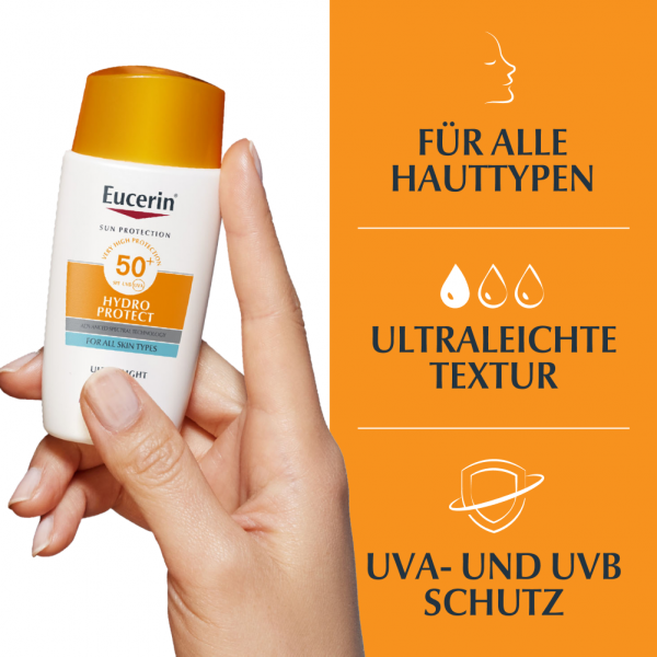 bodyguardapotheke EUCERIN Sun Fluid Hydro Protect Face LSF 50+ Jubiläumsangebot