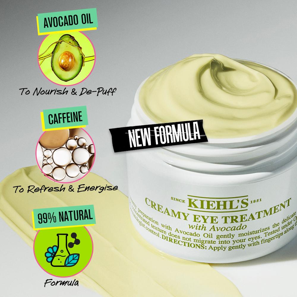 lookfantastic Kiehl's Creamy Augenpflege mit Avocado - 14g Begrenztes Angebot