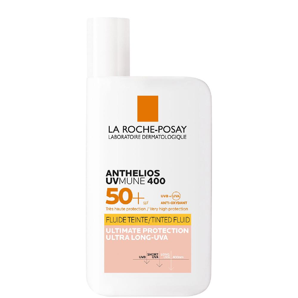 lookfantastic La Roche-Posay Anthelios UVMune 400 Unsichtbares Fluid Getönt LSF 50+ 50 ml Lagerräumung