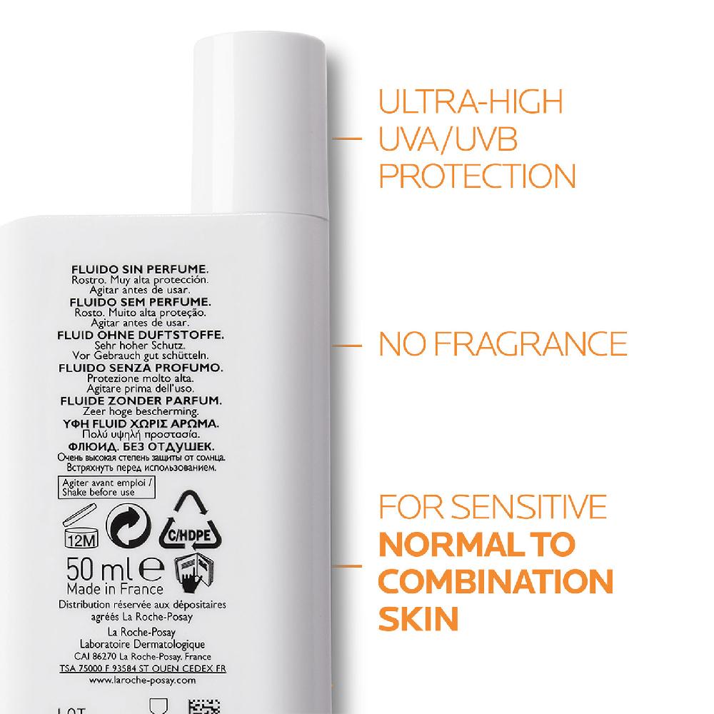 lookfantastic La Roche-Posay Anthelios UVMune 400 Unsichtbares Fluid Getönt LSF 50+ 50 ml Lagerräumung