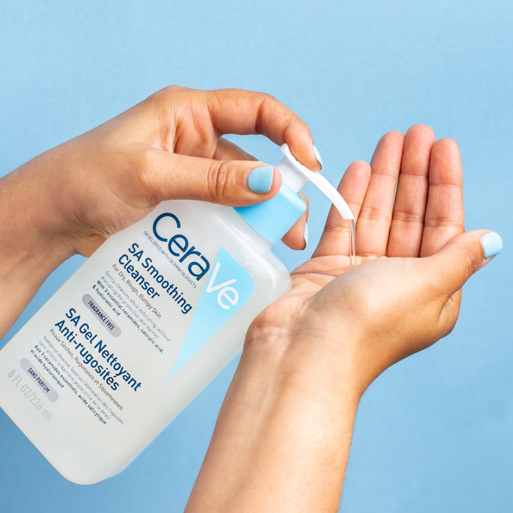 lookfantastic CeraVe SA Glättende Reinigungsmilch mit Salicylsäure für Trockene Raue und Unebene Haut 236 ml VIP-Rabatte