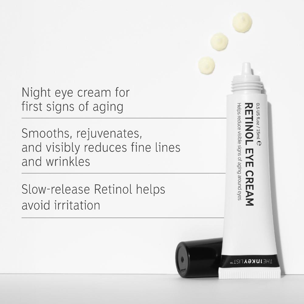 lookfantastic The INKEY List Retinol Augencreme 15 ml Begrenzte Freigabe