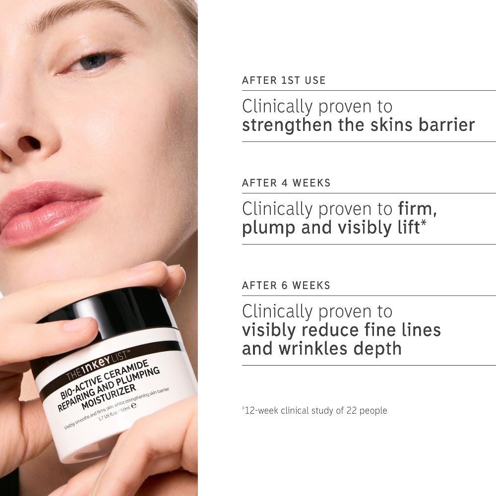 lookfantastic The INKEY List Bio-Active Ceramide Reparierende und aufpolsternde Feuchtigkeitspflege 50 ml im Angebot