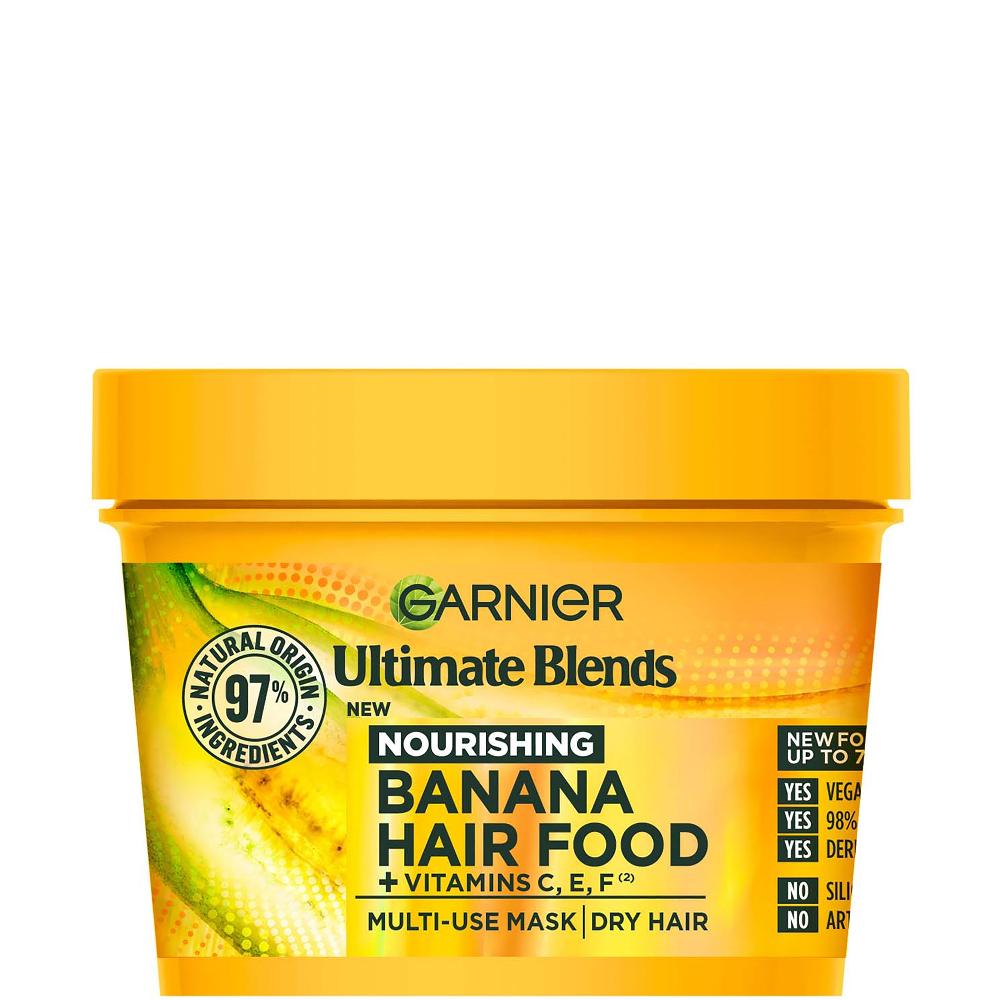 lookfantastic Garnier Ultimate Blends Hair Food Banane 3-in-1-Behandlung mit Einer Maske für Trockenes Haar 390 ml Neueste Stile