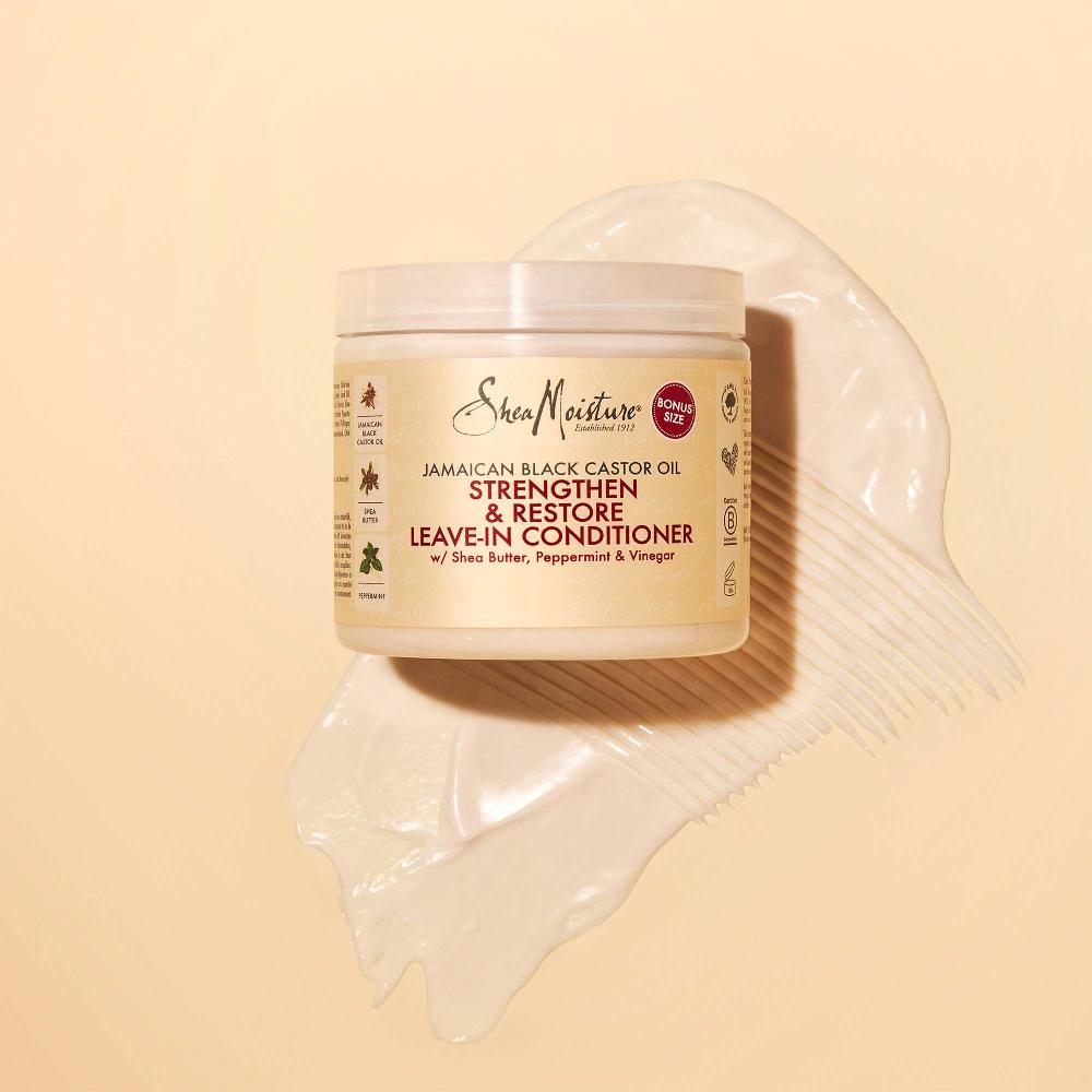 lookfantastic Shea Moisture Jamaican Black Castor Oil Strengthen Grow & Restore Leave-In Conditioner 454g Sonderangebot der Fabrik