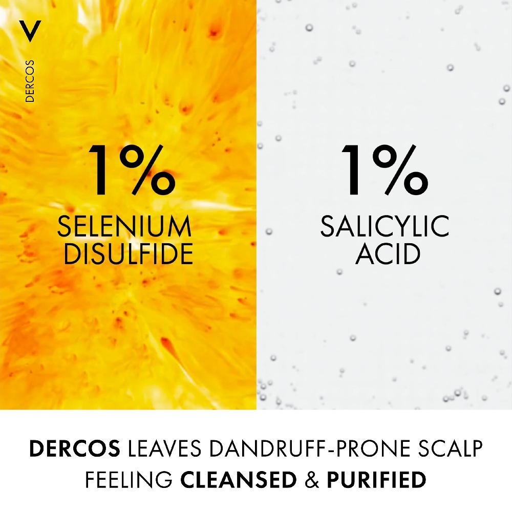 lookfantastic VICHY Dercos Anti-Schuppen-Shampoo für normales/fettiges Haar 390 ml Begrenztes Angebot