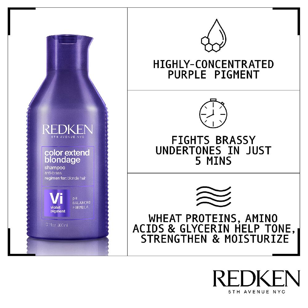 lookfantastic Redken Color Extend Blondage Shampoo 300ml Lagerräumung