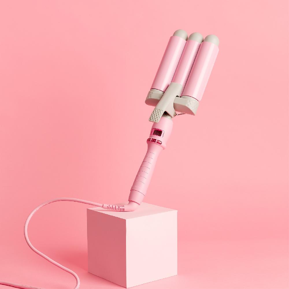 lookfantastic Mermade Hair 32 mm Welleneisen Rosa EU-Stecker Lagerräumung