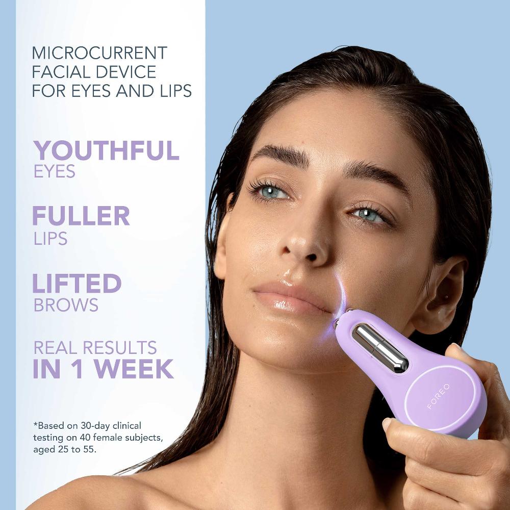 lookfantastic FOREO BEAR 2 Gerät zur Gesichtsstraffung für Augen und Lippen – Lavendel Riesige Ersparnisse