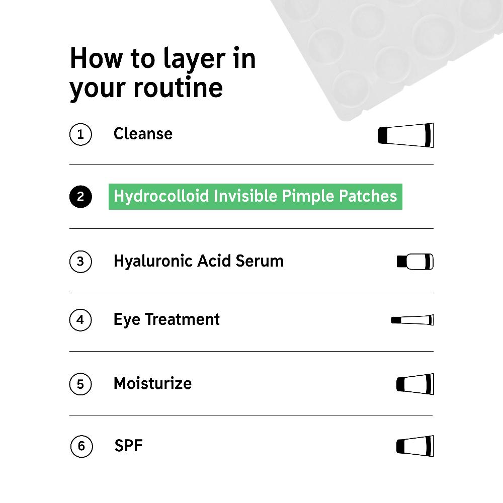lookfantastic The INKEY List Hydrocolloid Unsichtbarer Pickel-Patches Meist gekauft