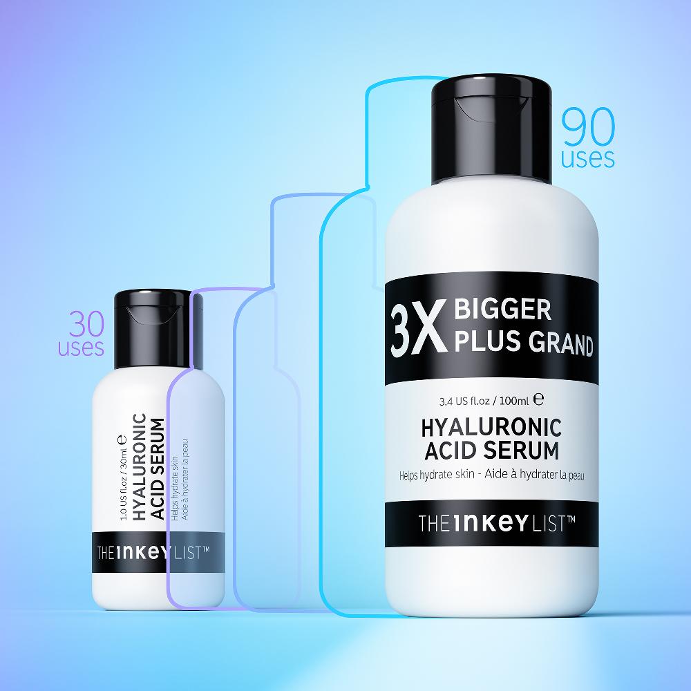 lookfantastic The INKEY List Supersize Hyaluronsäure-Serum 100 ml Fabrikpreis