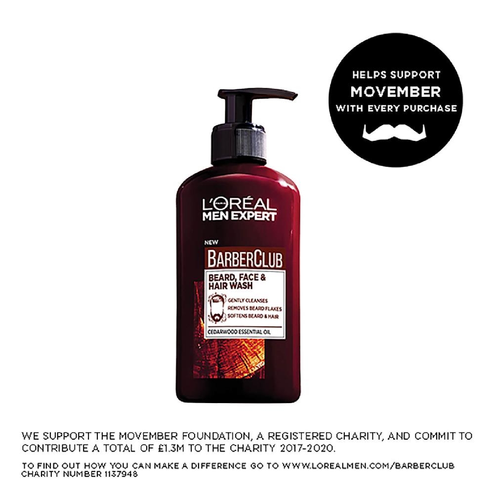 lookfantastic L’Oréal Paris Men Expert Barber Club Wash 200 ml Black Friday
