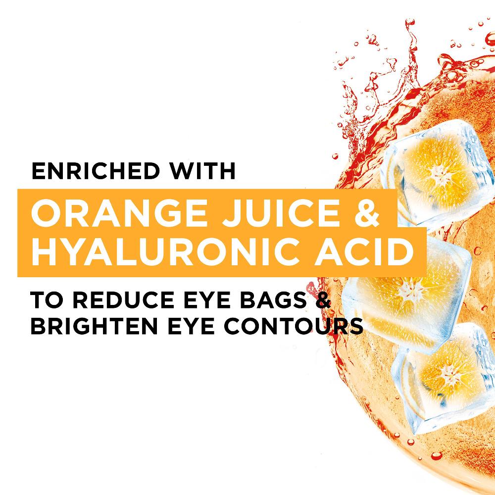 lookfantastic Garnier Hyaluronsäure und Orangensaft Feuchtigkeitsspendende Aufhellende Augentuchmaske 6 g Online Outlet
