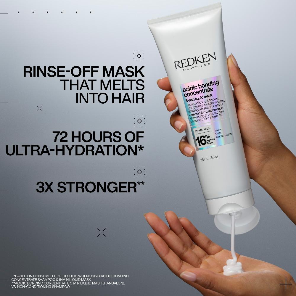 lookfantastic Redken Acidic Bonding Concentrate 5-Minute Flüssige reparierende Haarmaske 250 ml Nur für heute