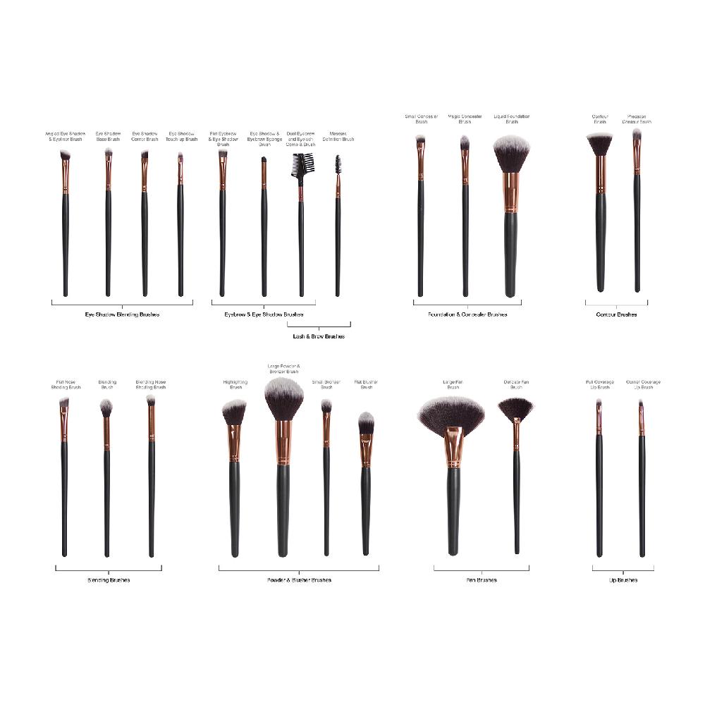 lookfantastic Rio 24 Piece Professional Cosmetic Make-up-Pinselset Zeitlich begrenztes Angebot