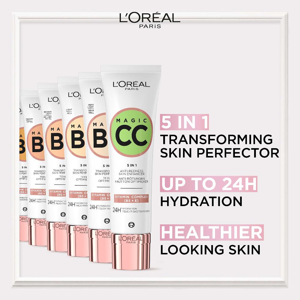 lookfantastic L'Oréal Paris C'est Magic CC Creme Anti-Rötung Neueste Stile