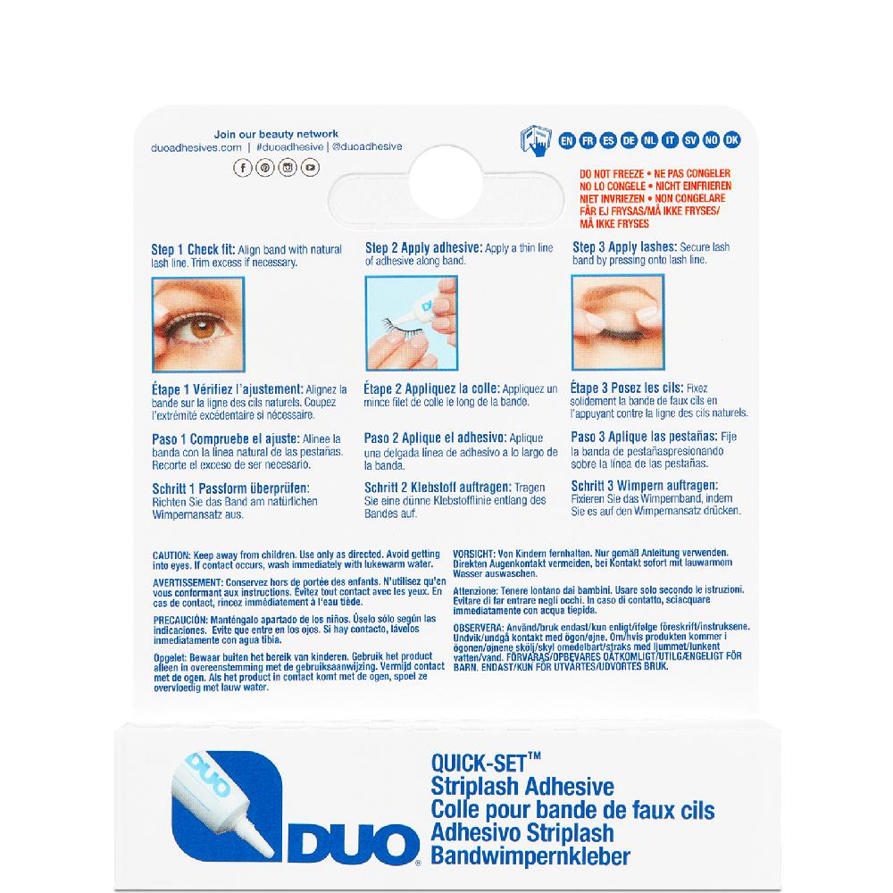 lookfantastic DUO Wimpernstreifenkleber 7 g – Weiß/Durchsichtig Discount Store für neue Produkte