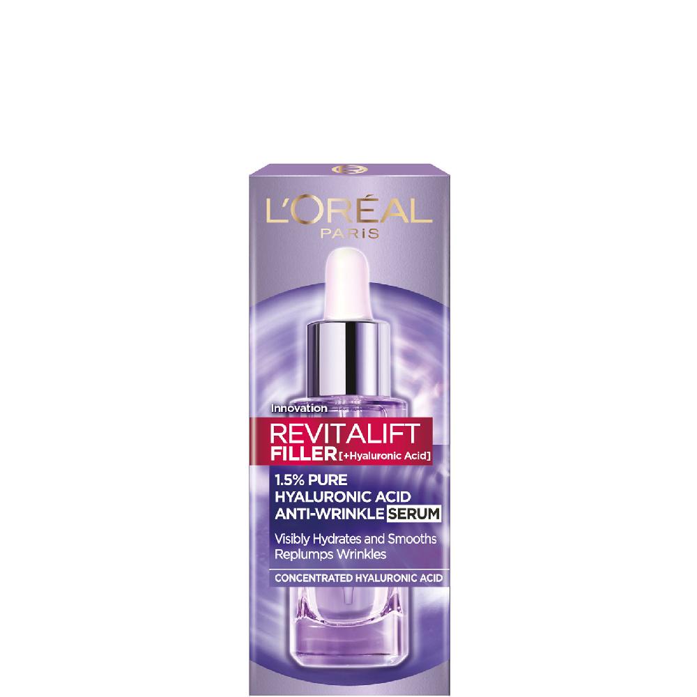 lookfantastic L'Oréal Paris 1 5 % Hyaluronsäure Revitalift Filler-Serum 30 ml Saisonale Angebote