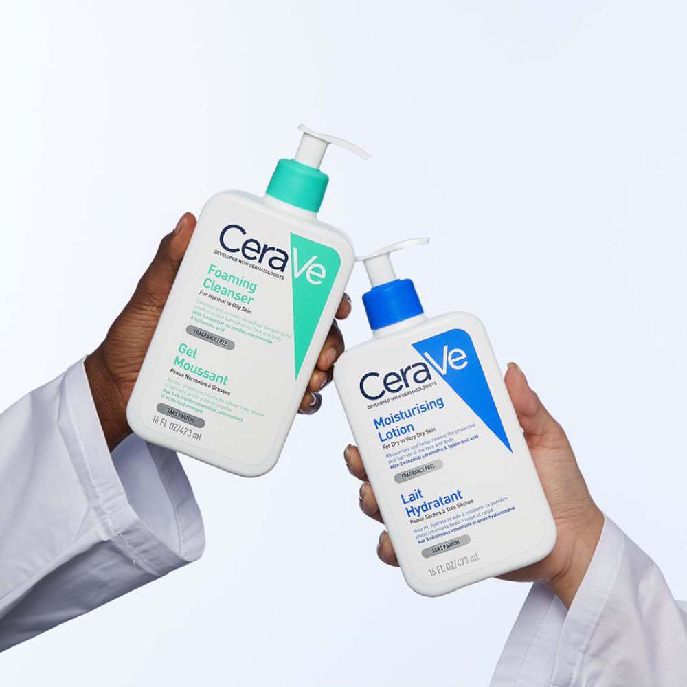 lookfantastic CeraVe Feuchtigkeitsspendende Lotion mit Ceramiden für Trockene bis Sehr Trockene Haut 236 ml Riesige Ersparnisse