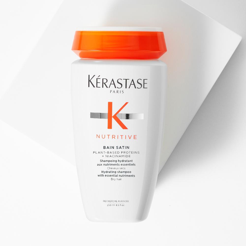 lookfantastic Kérastase Nutritive Bain Satin Feuchtigkeitsspendendes Shampoo für Trockenes Haar 250 ml Begrenzt auf 3 Tage