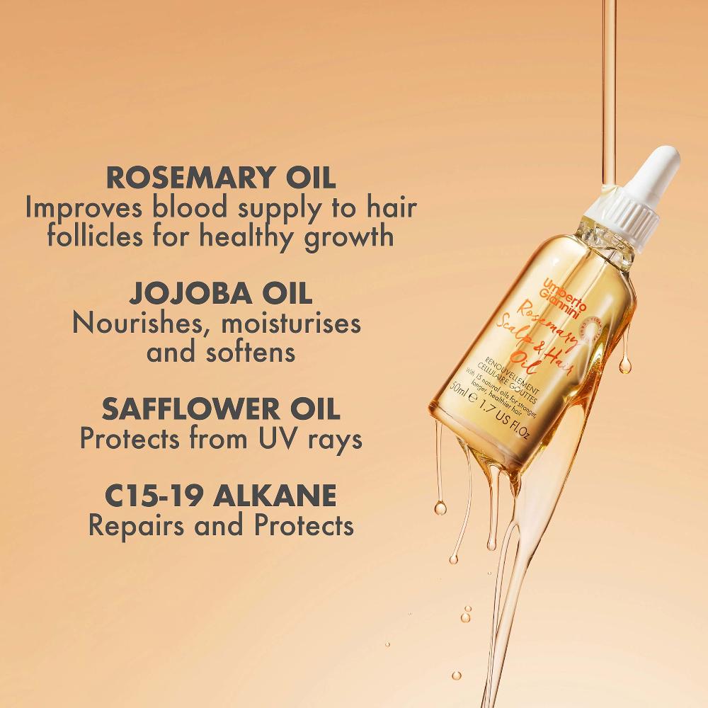 lookfantastic Umberto Giannini Rosemary Kopfhaut- und Haaröl 50 ml Heißer Verkauf