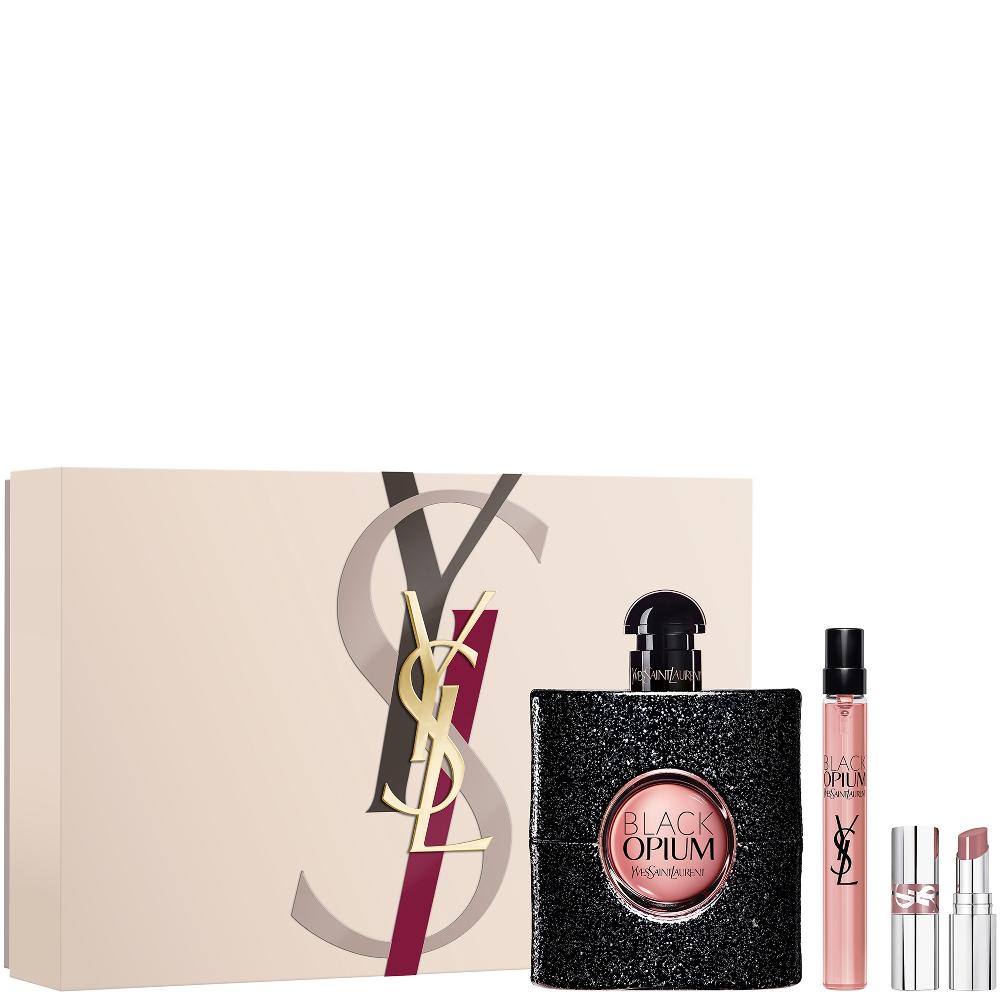 lookfantastic Yves Saint Laurent Black Opium Eau de Parfum 90ml + 10ml + Mini Loveshine Set Outlet