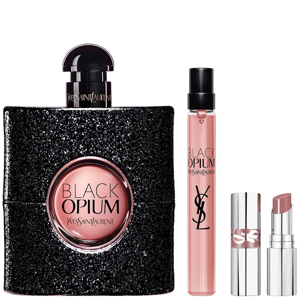 lookfantastic Yves Saint Laurent Black Opium Eau de Parfum 90ml + 10ml + Mini Loveshine Set Outlet