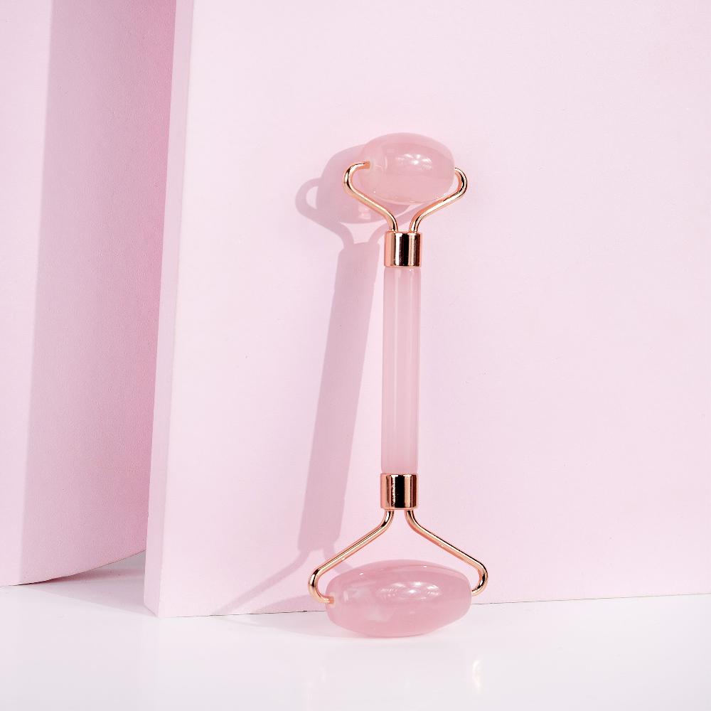 lookfantastic brushworks HD Rose Quartz Resin Roller & Gua Sha Online Outlet